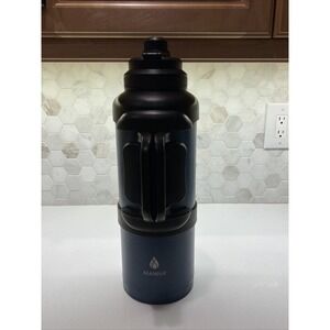 Manna Titan 1.05 Gallon 4L Stainless Steel Vacuum Insulated Jug Blue 17" Tall